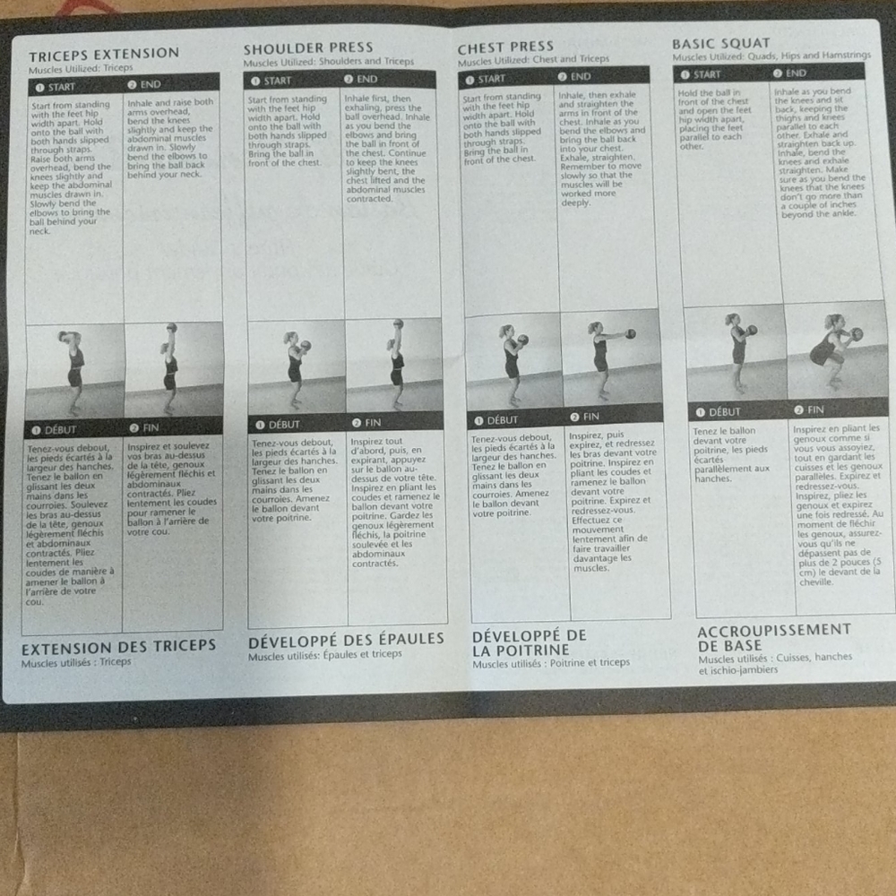BODY TONING BALL FITNESS EXERCISE BALL - Picture 4 of 5